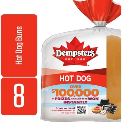 Dempster’s Pains à hot-dog originaux 376 g, 1,25 $/100g