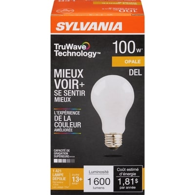 Sylvania Lampe A21 Opale Led 100 W 1 ea, 16,00 $/1ch