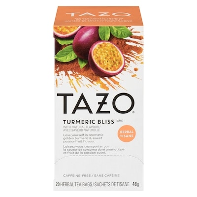 Tazo Tea, Herbal Turmeric Bliss For A Smooth & Comforting Sensation 20 ea, $0.35/1ea