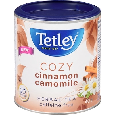Tetley Cozy Cinnamon Camomile Herbal Tea 20 ea, $0.25/1ea