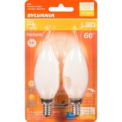 Soft White Led 60 W B10 Frosted Bulbs