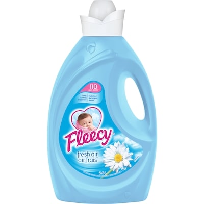 Fleecy Liquid Fabric Softener, Fresh Air 2.6 l, $0.50/100ml