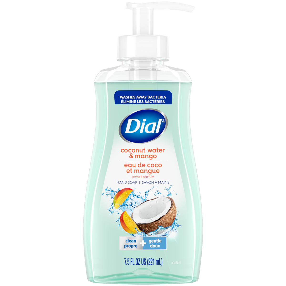 Dial Liquid Hand Soap, Coconut Water Mango 221 ml, $2.03/100ml
