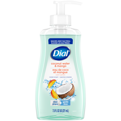 Dial Liquid Hand Soap, Coconut Water Mango 221 ml, $2.03/100ml