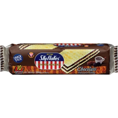 Skyflakes Tsokolate Crackers 300 g, $1.00/100g