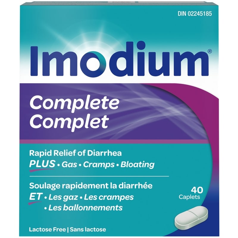 Complete Antidiarrheal and Gas Relief Caplet