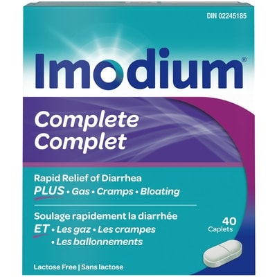 Imodium Caplets Complet 40 ea, 0,97 $/1ch