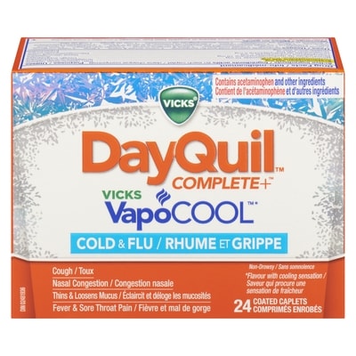 Vicks Dayquil Complete Vcool Cap 24 ea, $0.73/1ea