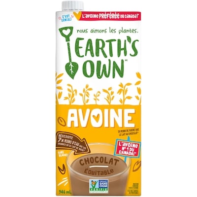 Earth’s Own Boisson à l'avoine Chocolat 946 ml, 0,26 $/100ml