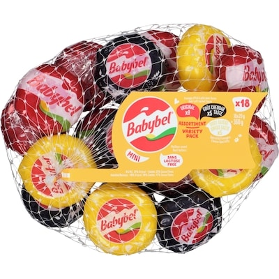 Babybel Mini, variété 18 360 g, 4,30 $/100g