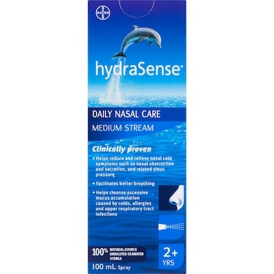 Hydrasense Vaporisateur nasal Jet moyen, Soins quotidiens du nez 100 ml, 16,49 $/100ml