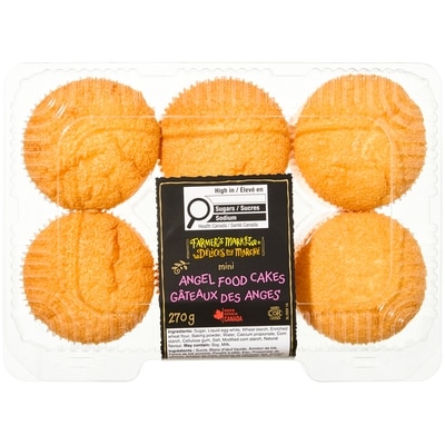 Farmer's Market Mini Angel Food Cakes 270 g, $2.78/100g