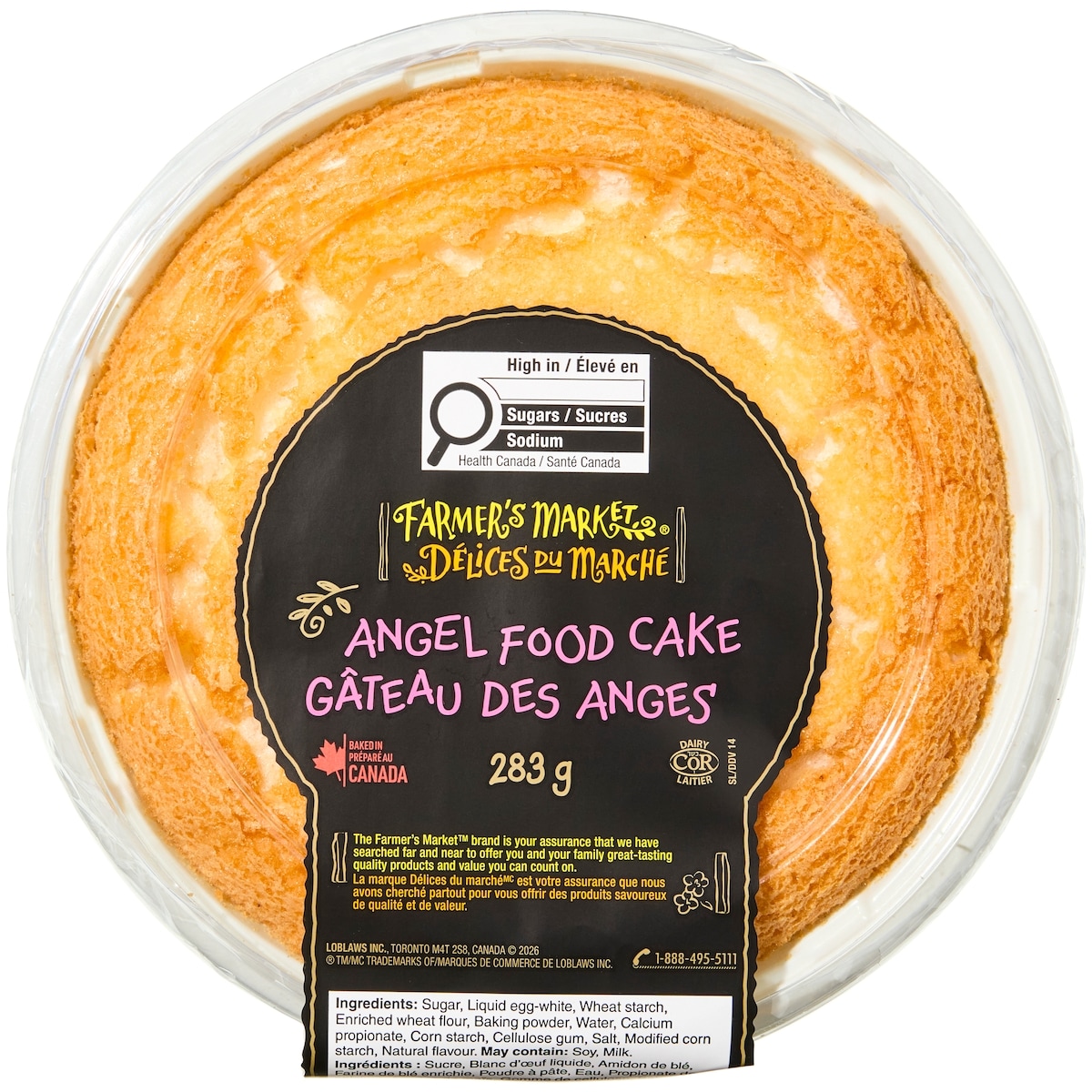 Farmer's Market Angel Food Cake