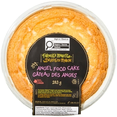 Farmer's Market Angel Food Cake 283 g, $2.47/100g