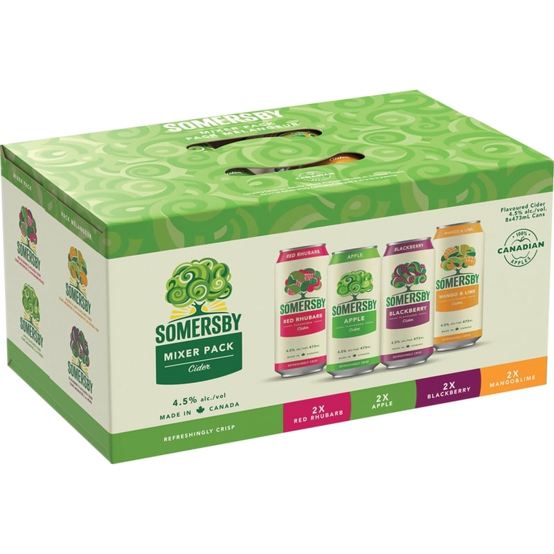 Somersby, Flavoured Cider Mixer Pack, 8 Cans (ID required at pick-up)