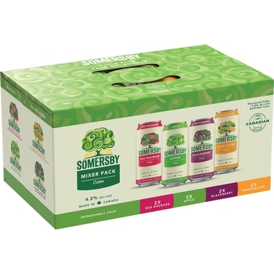 SOMERSBY Somersby, mélangeur de cidre aromatisé, 8 canettes (Pièce d’identité requise au moment du ramassage) 8x473.0 ml, 0,71 $/100ml