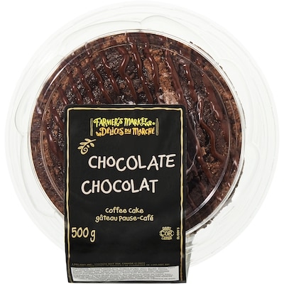 Farmer's Market Chocolate Coffee Cake 500 g, $1.20/100g