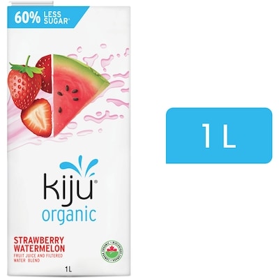 Kiju Organic Strawberry Watermelon Juice Blend 1 l, $0.48/100ml