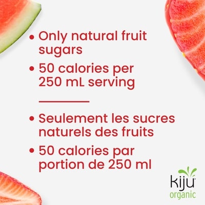60% Less Sugar Organic Strawberry Watermelon Juice Blend