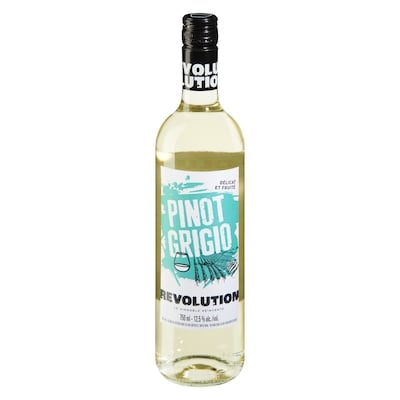 Revolution Pinot Grigio White Wine (ID required at pick-up) 750 ml, $1.53/100ml