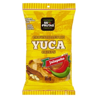 SS Frutas Yuca Crisps Jalapeño 85 g, $1.99/100g