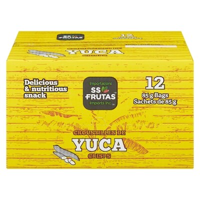 SS Frutas Croustilles de yuca jalapeño 85 g, 2,35 $/100g