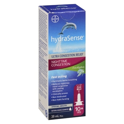 Nighttime Congestion Nasal Spray - with Cooling Eucalyptus