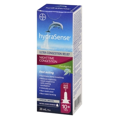 Nighttime Congestion Nasal Spray - with Cooling Eucalyptus