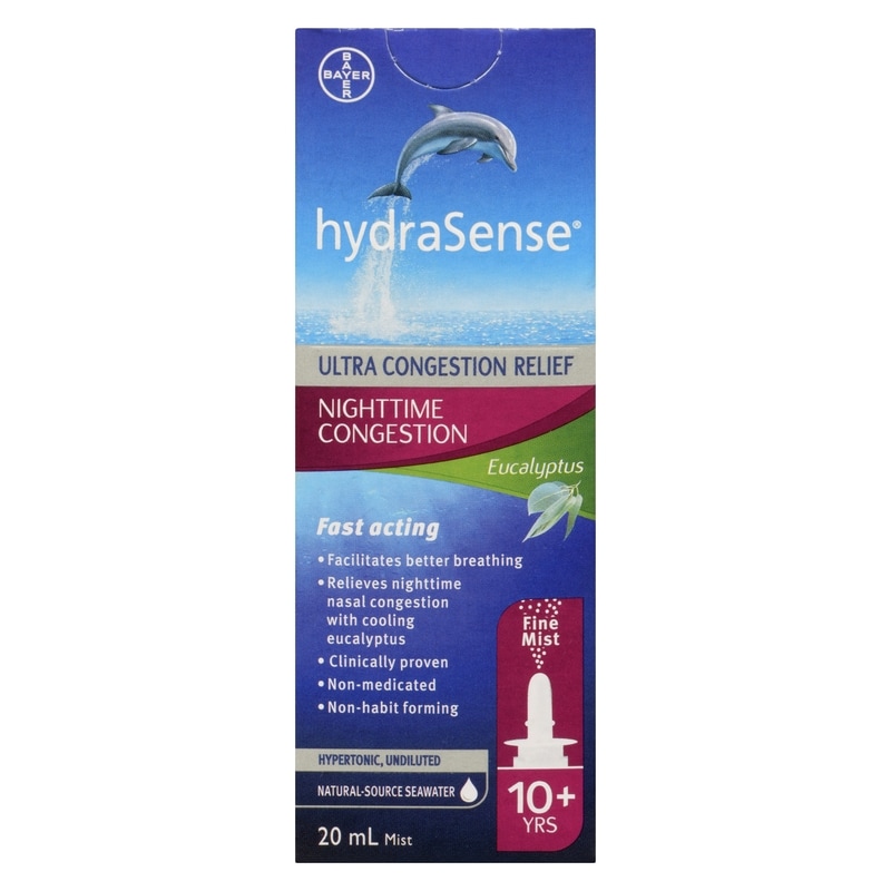 Nighttime Congestion Nasal Spray - with Cooling Eucalyptus