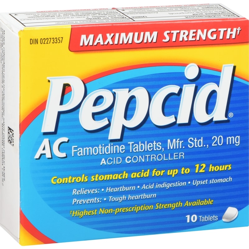 Maximum Strength Ac Tablets, Acid Reducer For Heartburn, 10 Count