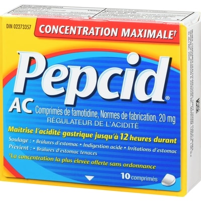 PEPCID AC 10 CNC MAXIMALE COMP