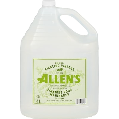 Allen's Pickling Vinegar      4 l, $0.12/100ml