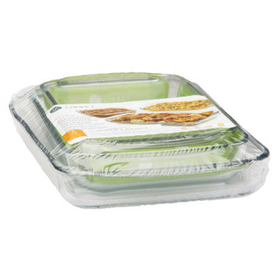 Libbey Emballage économique de 3 plats en verre pour la cuisson 1 ea, 24,00 $/1ch