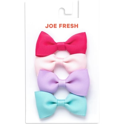 Joe Fresh 4-Piece Grosgrain Bows  4 ea, $1.87/1ea