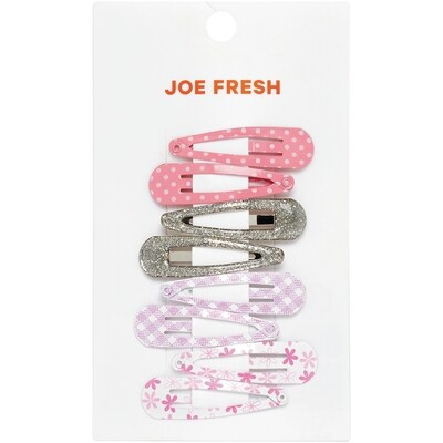 Joe Fresh 4 pces barrettes rose 4 ea, 1,87 $/1ch