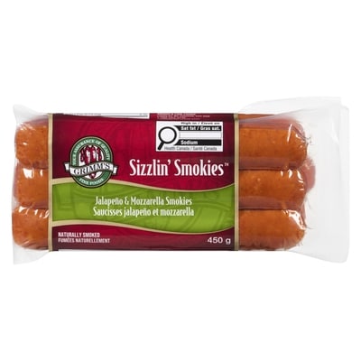 Grimm’s GRIMMS SAUC FUM MOZZA JALAPENO 450 g, 2,00 $/100g