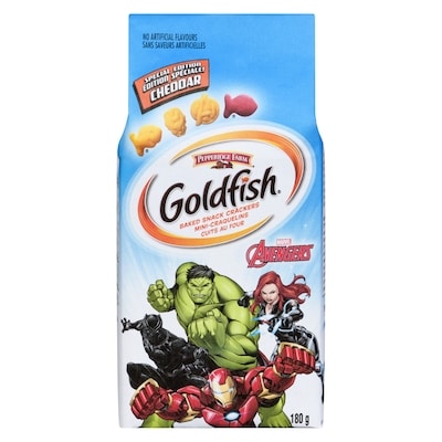 Pepperidge Farm Goldfish Baked Snack Crackers Cheddar Special Edition  180 g, $2.50/100g