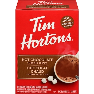 Tim Hortons Hot Chocolate Sachet 8 ea, $1.00/1ea