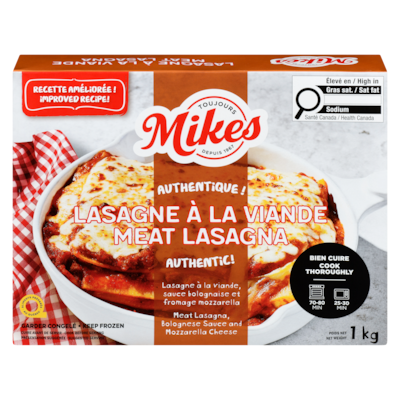Mikes Meat Lasagna 1 kg, $1.70/100g