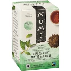 Numi Herbal Teasan Moroccan Mint Organic - 18 ea | Fortinos
