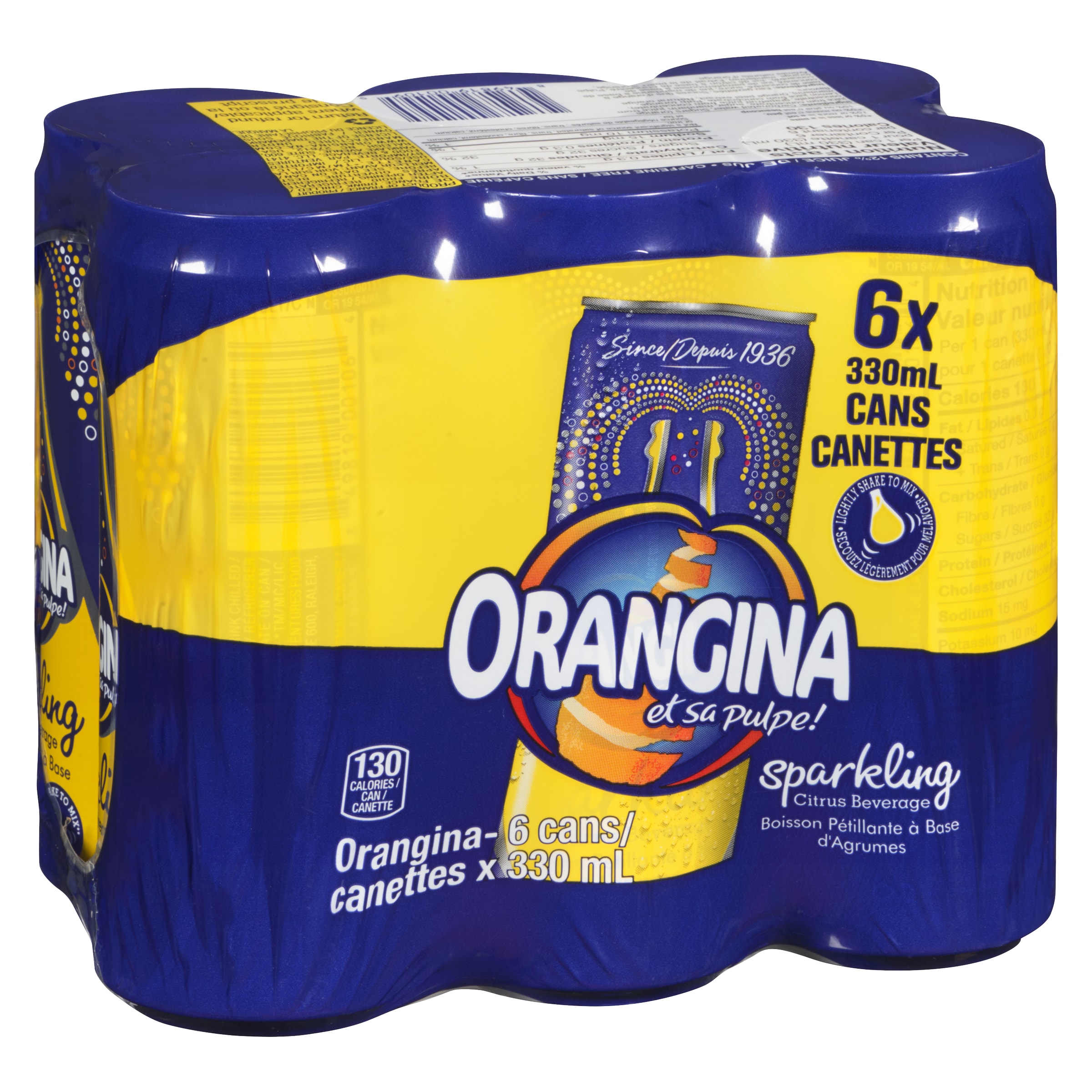 オランダのBLUE CHEER　ORANGE SUNSHINE　1st Orangina Sparkling Citrus Beverage - 6x330.0 ml | Zehrs