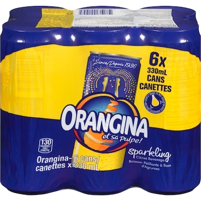 Orangina ORANGINA CANNETTE 6x330.0 ml, 0,40 $/100ml