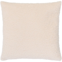 Poodle Look Cushion Cover, Cream, 18 in x 18 in