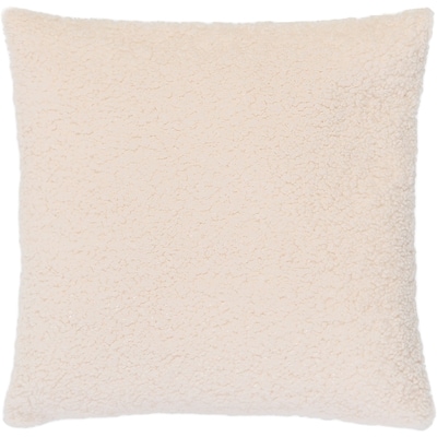 Life at Home Housse de coussin à apparence de caniche, couleur crème, 18 po x 18 po (45,7 cm x 45,7 cm) 1 ea, 15,00 $/1ch