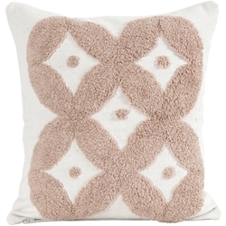 Life at Home Pink Beige Tufted Cushion Cover, 18 in x 18 in 1 ea, $19.00/1ea