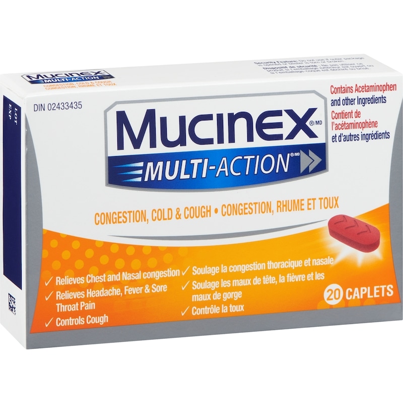 Multi-Action Cold, Flu & Sore Throat Caplets