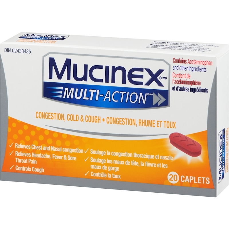 Multi-Action Cold, Flu & Sore Throat Caplets