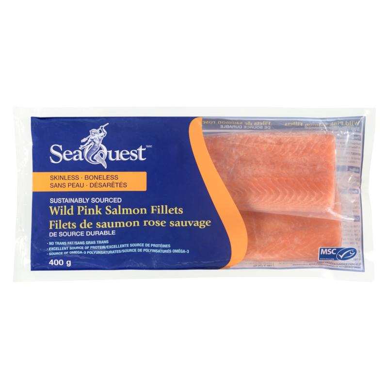Filets de poisson congelés