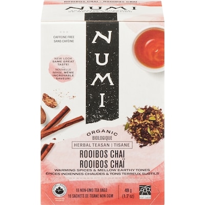 Numi Organic Rooibos Chai Tea 18 ea, $0.61/1ea