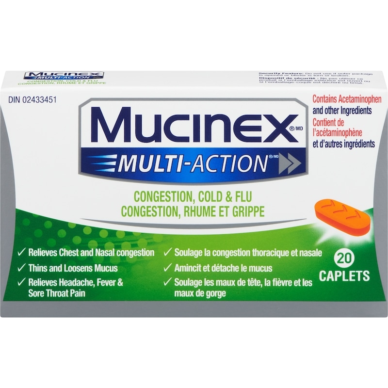 Multi-Action Cold & Sinus Caplets